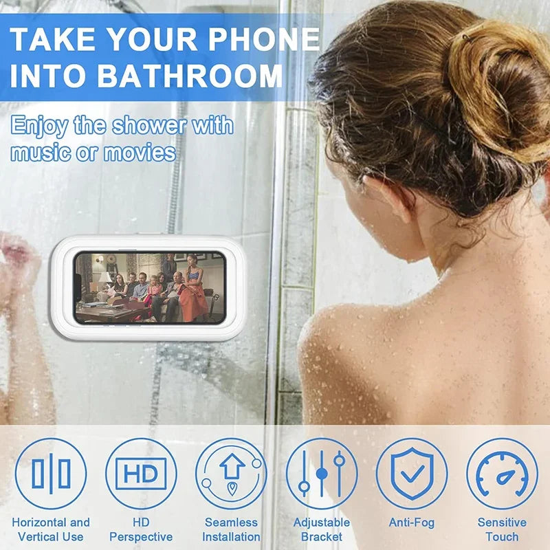 support de téléphone étanche pour douche