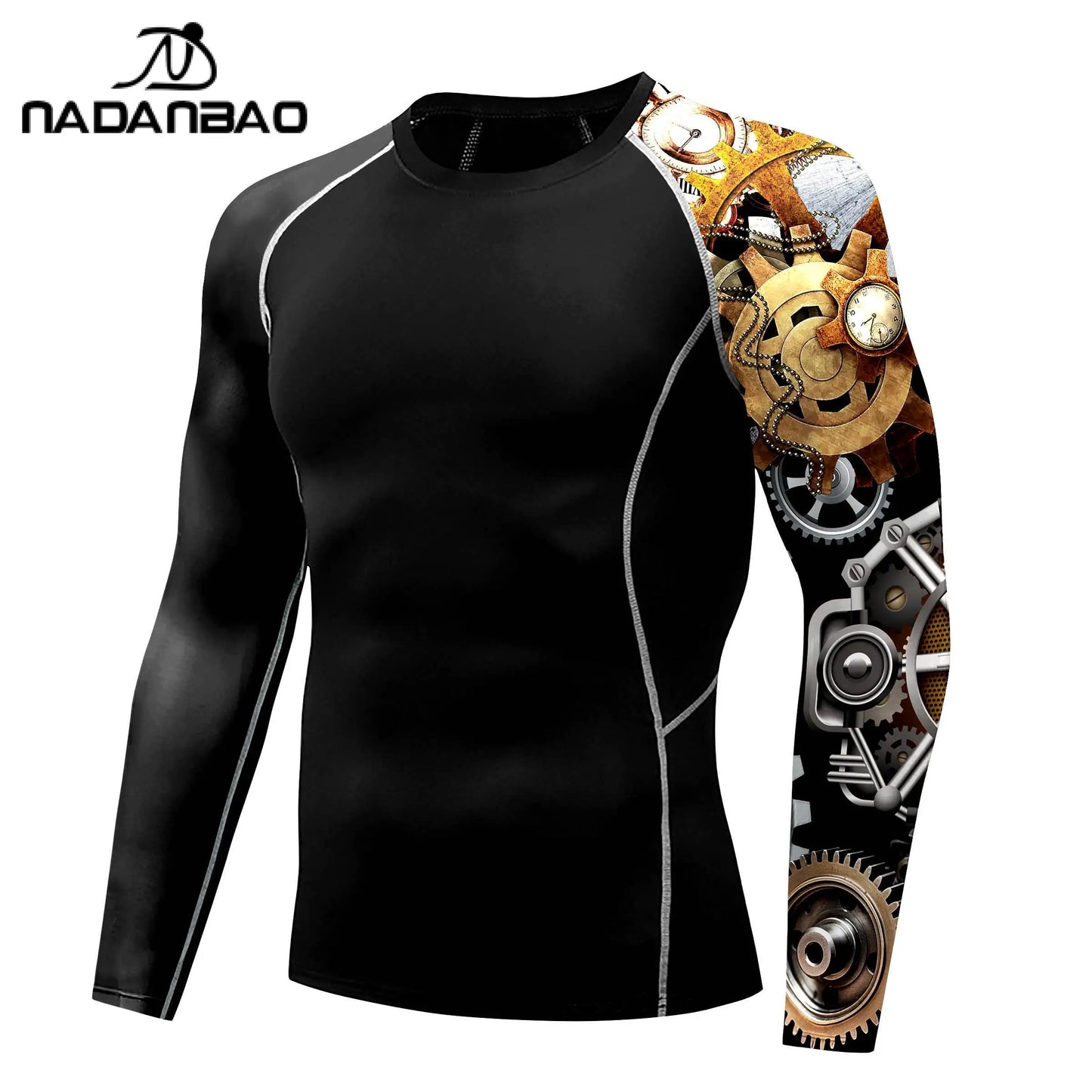 Combinaison de surf à manches longues et séchage rapide pour homme, t-shirt de sport, de fitness, maillot de bain d'été, haut de natation, vêtements pour hommes