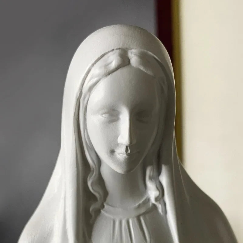 Statue de la Vierge Marie, religieuse catholique, Notre-Dame de Lourdes, statue de la Mère de Dieu, figurines en résine, décoration de bureau, Jésus