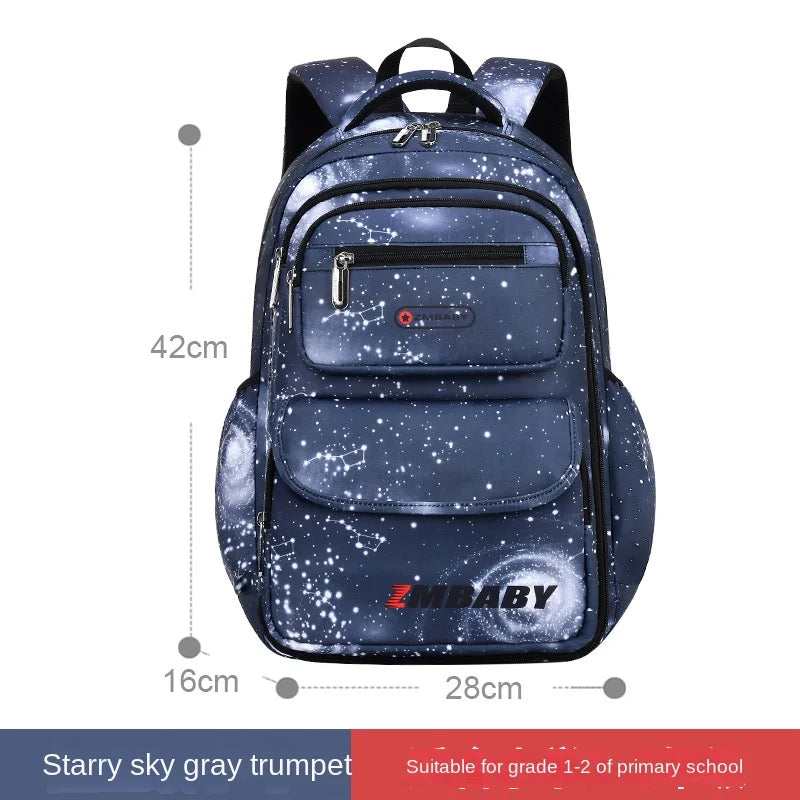 Sacs d'école orthopédiques imperméables pour enfants, sac à dos d'école primaire pour garçons, cartable pour enfants, sac à livres, 2025