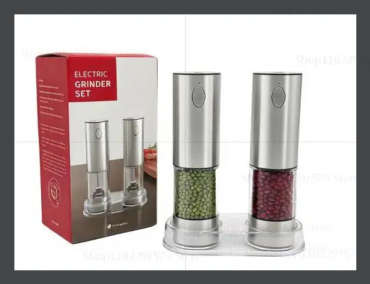 Moulins à poivre et à sel automatiques rechargeables par USB, réglables, électriques, durables