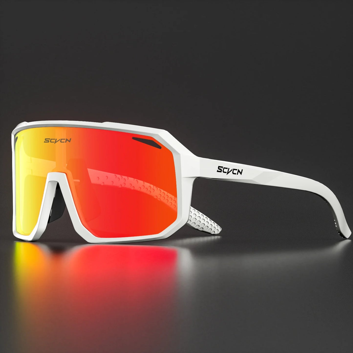 SCVCN Lunettes de soleil de cyclisme pour VTT, pour l'extérieur, UV400, pour femmes, sport, course à pied, hommes, vélo de route