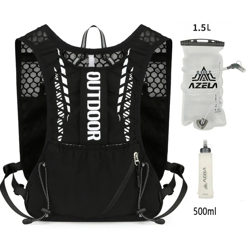 Gilet d'hydratation réfléchissant pour course à pied, sac à dos de cyclisme, sacs de vélo, sport de plein air, escalade, randonnée, VTT, vélo de route, sac à dos d'hydratation