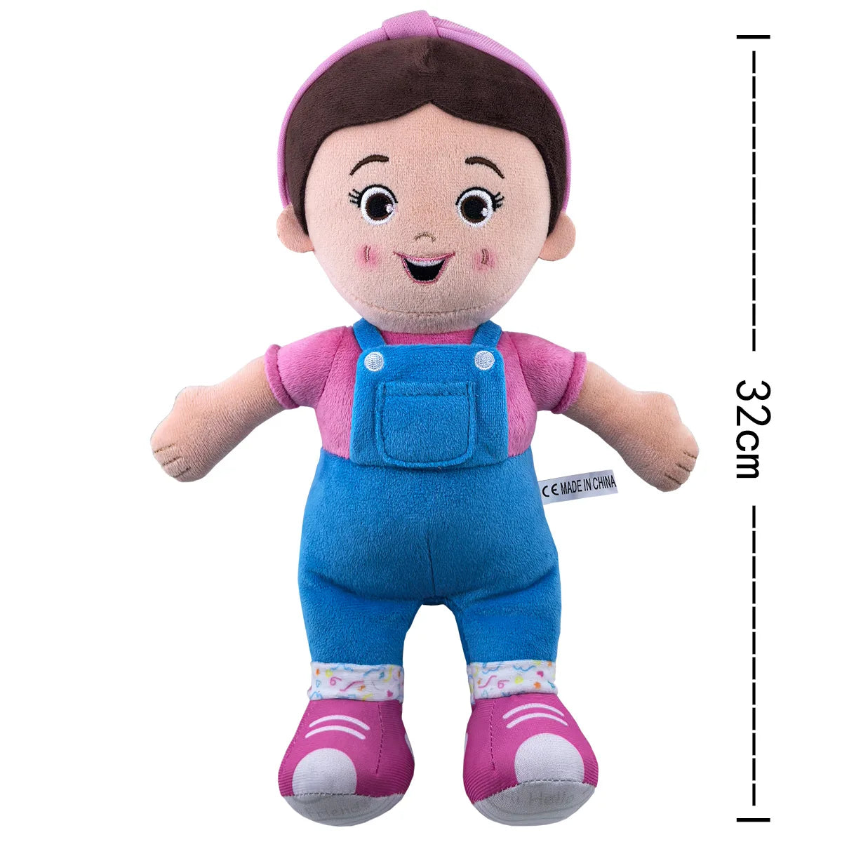 Poupée parlante et chantante Mme Rachel de 30 cm de haut, jouet interactif pour tout-petits, jouets pour filles et garçons de 6 mois à 3 ans et plus, poupée en peluche, jouets pour enfants