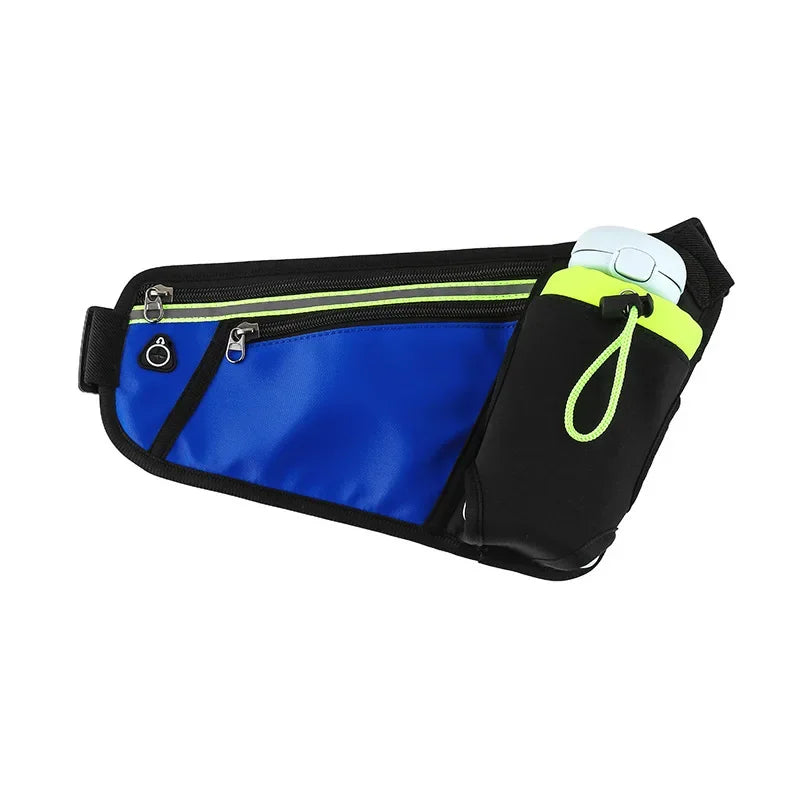 Sac banane d'hydratation pour course de marathon, sac banane de sport, triangle d'escalade, randonnée, gym, fitness, pochette banane avec bouteille d'eau