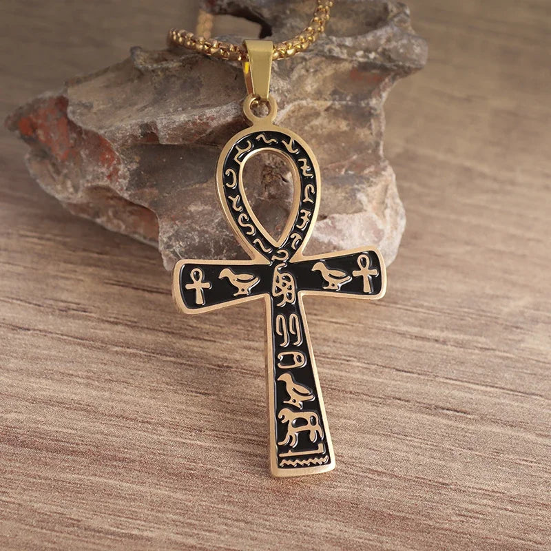 Collier pendentif croix de Saint Benoît Jésus pour hommes et femmes, amulette religieuse chrétienne catholique en acier inoxydable