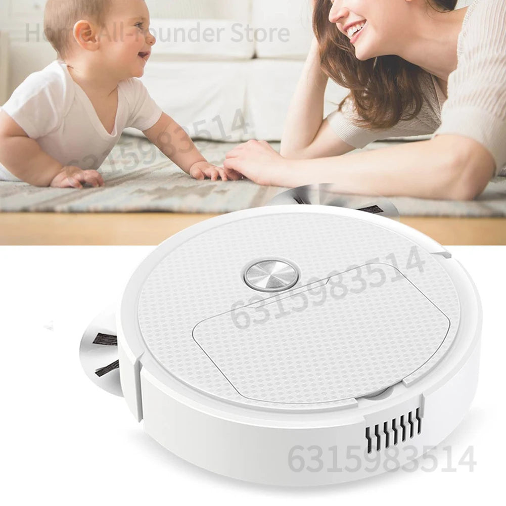 Intelligent Sweeping Robot with Long Battery Life Low Noise Design Compact House Cleaning Machine for Hard Floor and Pet Hair