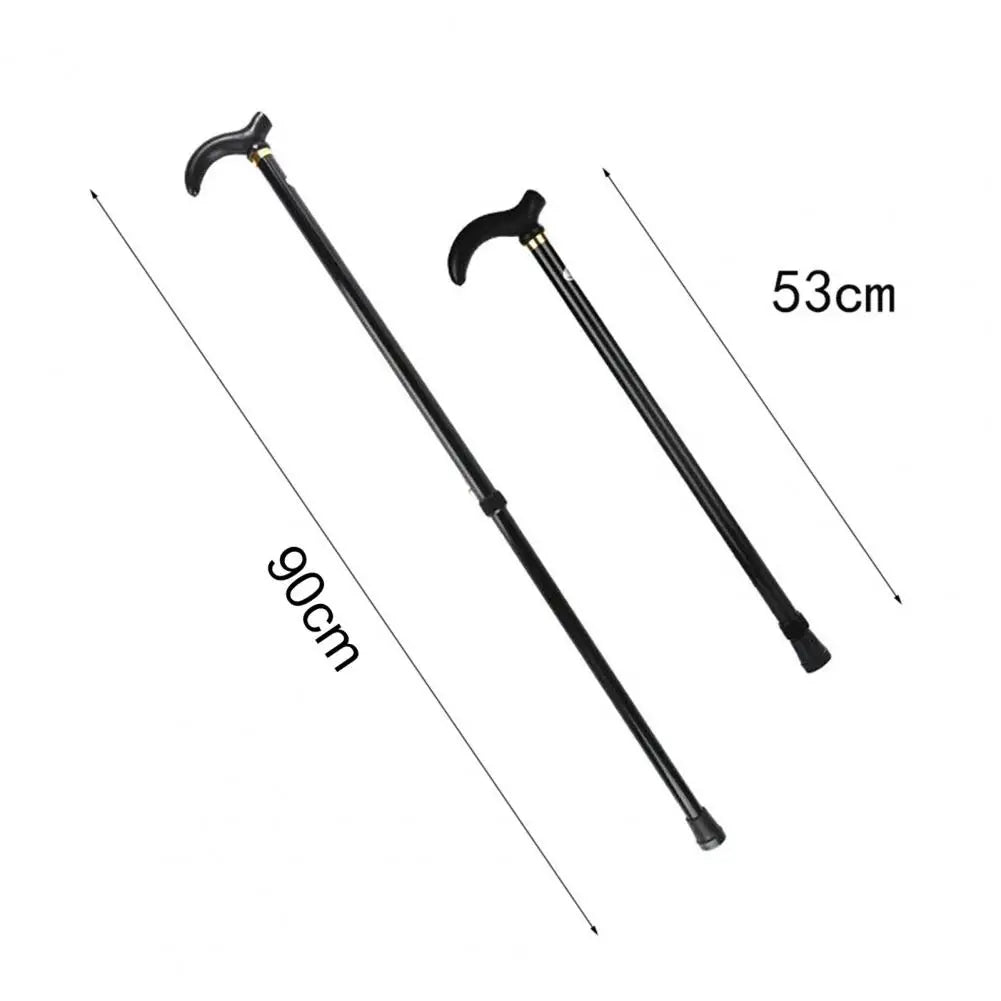 Bâton de marche 2 sections longueur béquille antidérapante canne de randonnée bâton de trekking en alliage d'aluminium canne de randonnée robuste bâton de trekking