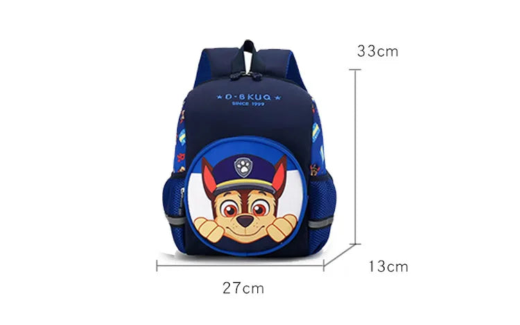 Sac à dos pour enfants Paw Patrol Anime Chase Skye Marshall Sac d'école Sac à bandoulière double grande capacité Garçon Fille Cadeaux d'anniversaire