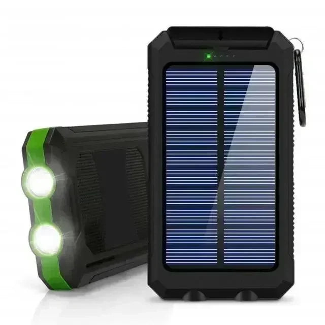 batterie externe solaire étanche grande capacité charge rapide