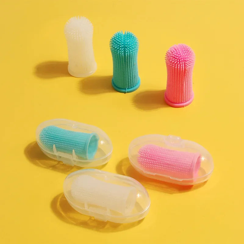 Brosse à dents pour chien ultra douce, nettoyage des dents et haleine fraîche, en silicone non toxique. Brosse à dents pour chat et chien. Produits pour animaux de compagnie.