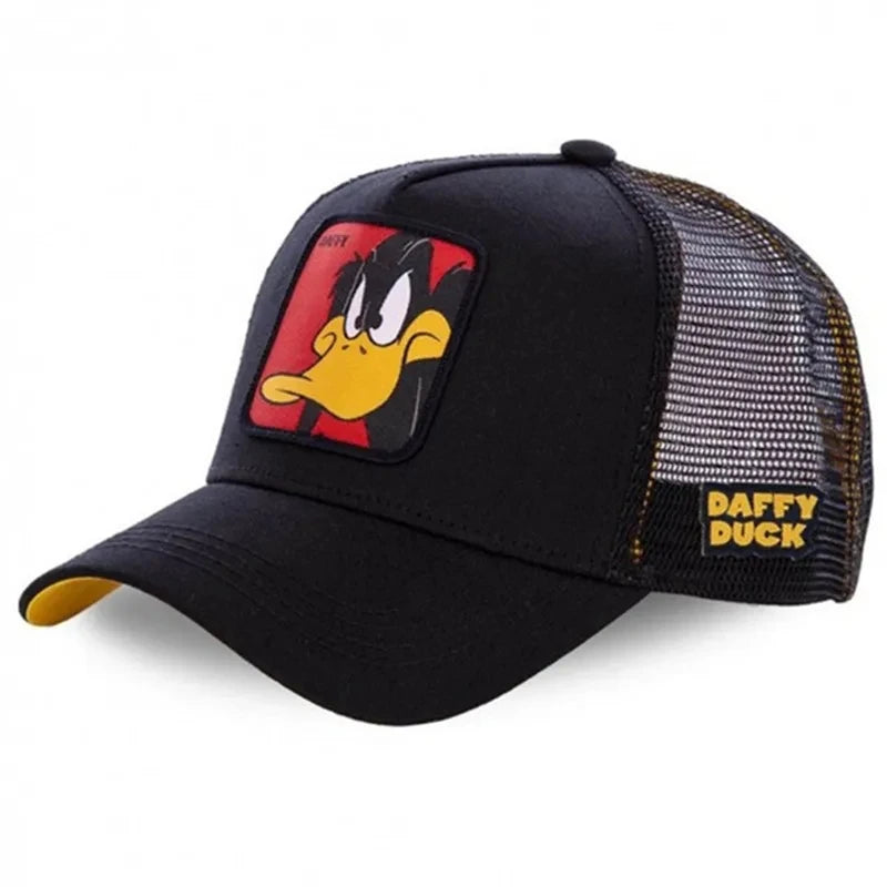 Casquette de baseball unisexe avec dessin animé, haute qualité, pour homme, camionneur