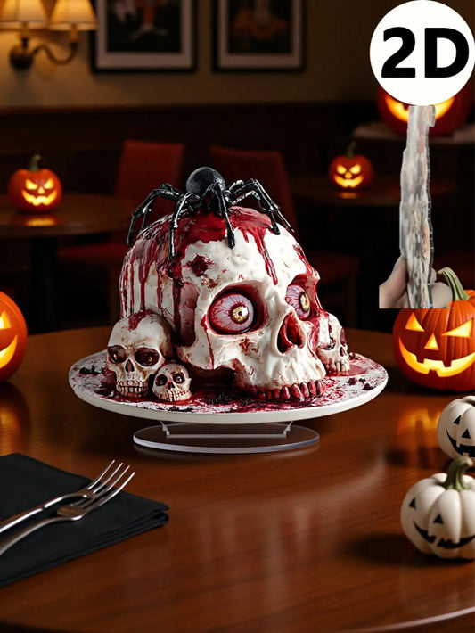Décoration d'Halloween en forme d'œil d'araignée squelette. 3 styles différents pour la décoration de la salle. Décoration pour la maison.