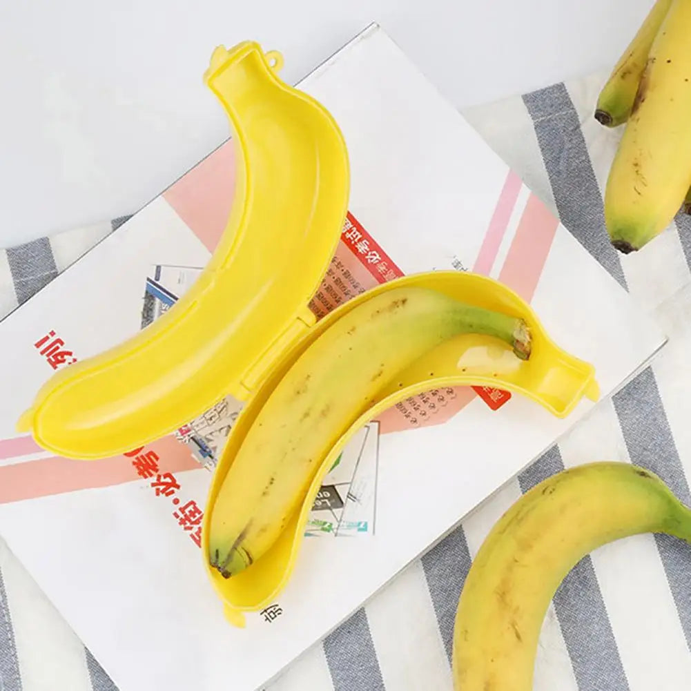 Boîte de rangement flexible en plastique pour fruits et légumes, idéale pour conserver la fraîcheur des bananes, idéale pour pique-niquer, conserver les fruits et légumes, idéale pour la cuisine