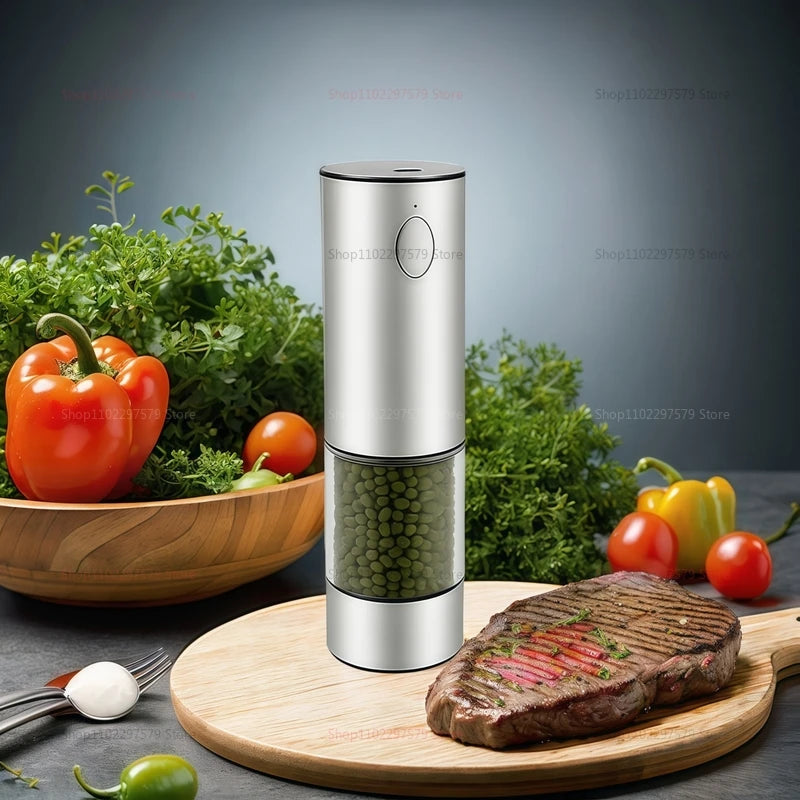 Moulins à poivre et à sel automatiques rechargeables par USB, réglables, électriques, durables
