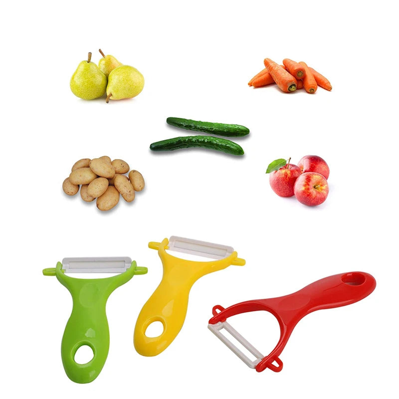 Éplucheur en céramique 4 couleurs pour légumes et fruits, ustensile de cuisine pour pommes de terre, carottes, concombres, KC0113