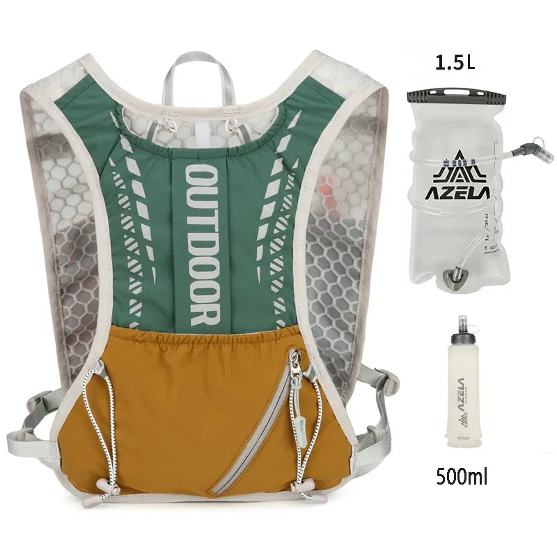 Gilet d'hydratation réfléchissant pour course à pied, sac à dos de cyclisme, sacs de vélo, sport de plein air, escalade, randonnée, VTT, vélo de route, sac à dos d'hydratation