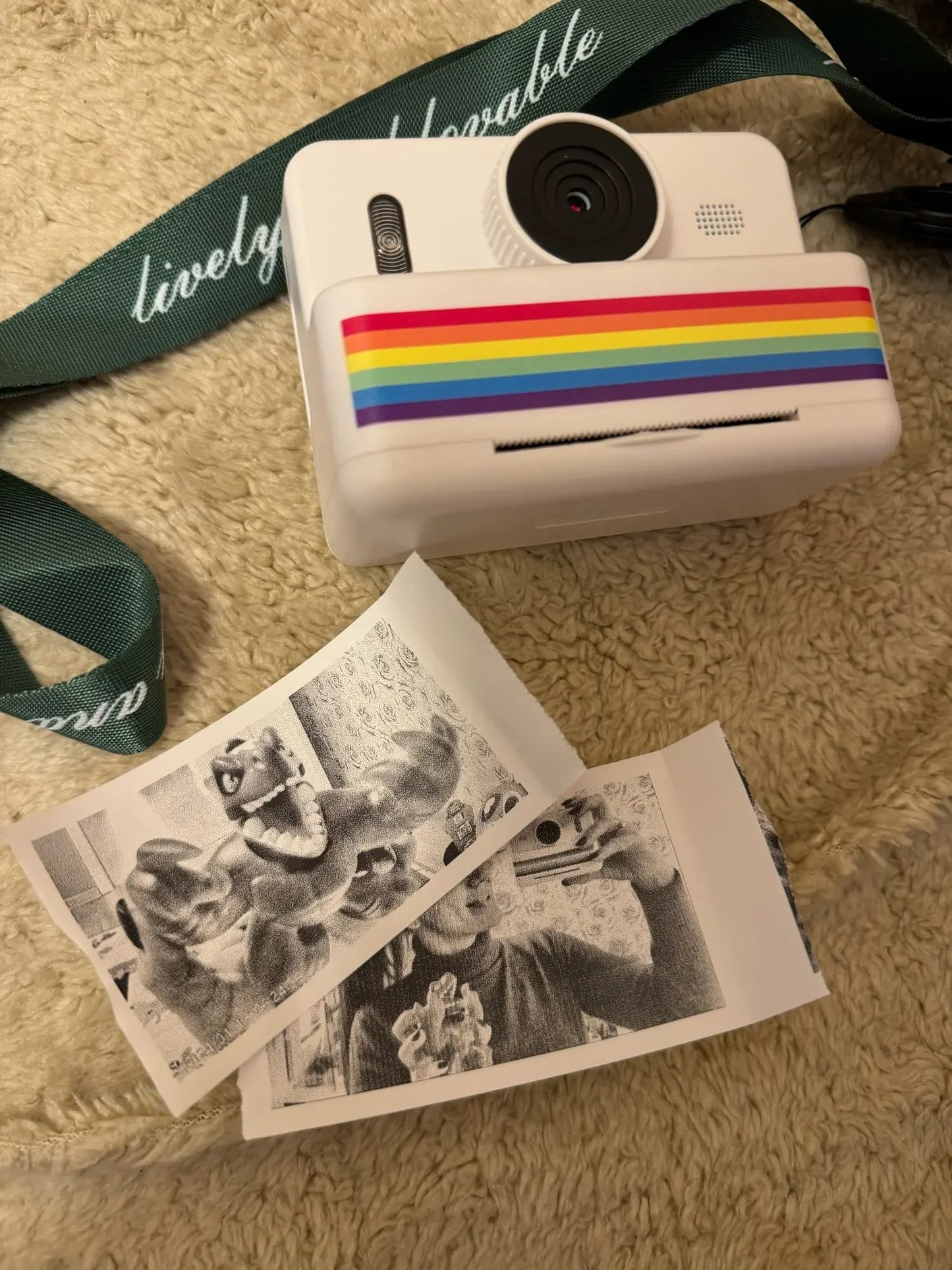 Appareil photo numérique pour enfants, mini imprimante portable, impression thermique instantanée, appareil photo pour enfants, vidéo HD 2,8 pouces, jouet, cadeaux