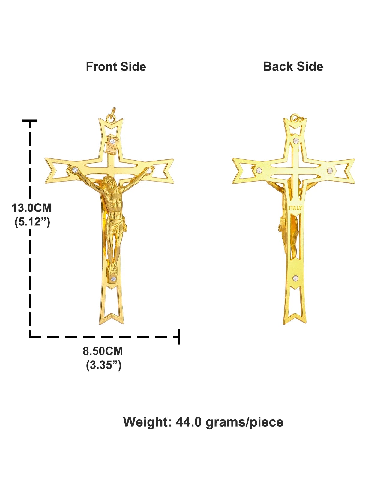 1Pc Crucifix Jesus Cross Pendant Christian INRI Christ Hand Holding Cross Blessing Jewelry Ornament Wall Church Decor Craft Gift