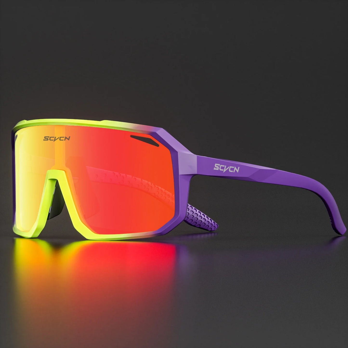 SCVCN Lunettes de soleil de cyclisme pour VTT, pour l'extérieur, UV400, pour femmes, sport, course à pied, hommes, vélo de route
