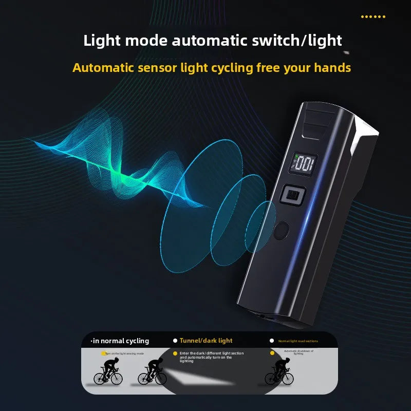 Lumière de vélo Éclairage vélo, éclairage de cyclisme, chargement USB-C