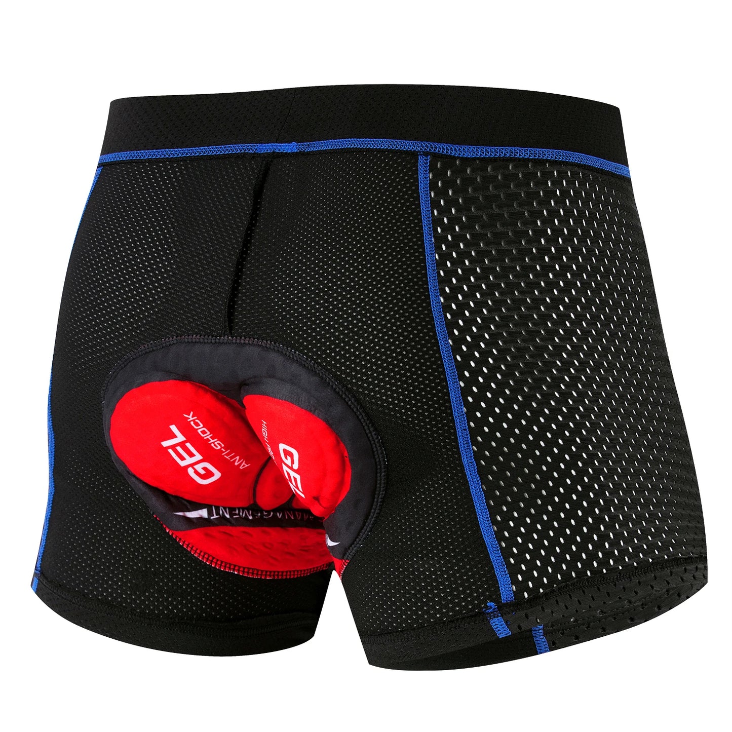 Nouveaux shorts de cyclisme pour hommes, sous-vêtements de cyclisme en maille respirante, sous-vêtements d'équitation avec coussin en gel, shorts de vélo antichoc, sous-vêtements de vélo