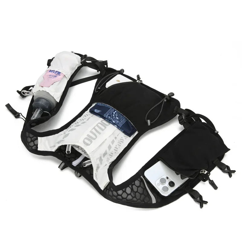 Gilet d'hydratation réfléchissant pour course à pied, sac à dos de cyclisme, sacs de vélo, sport de plein air, escalade, randonnée, VTT, vélo de route, sac à dos d'hydratation