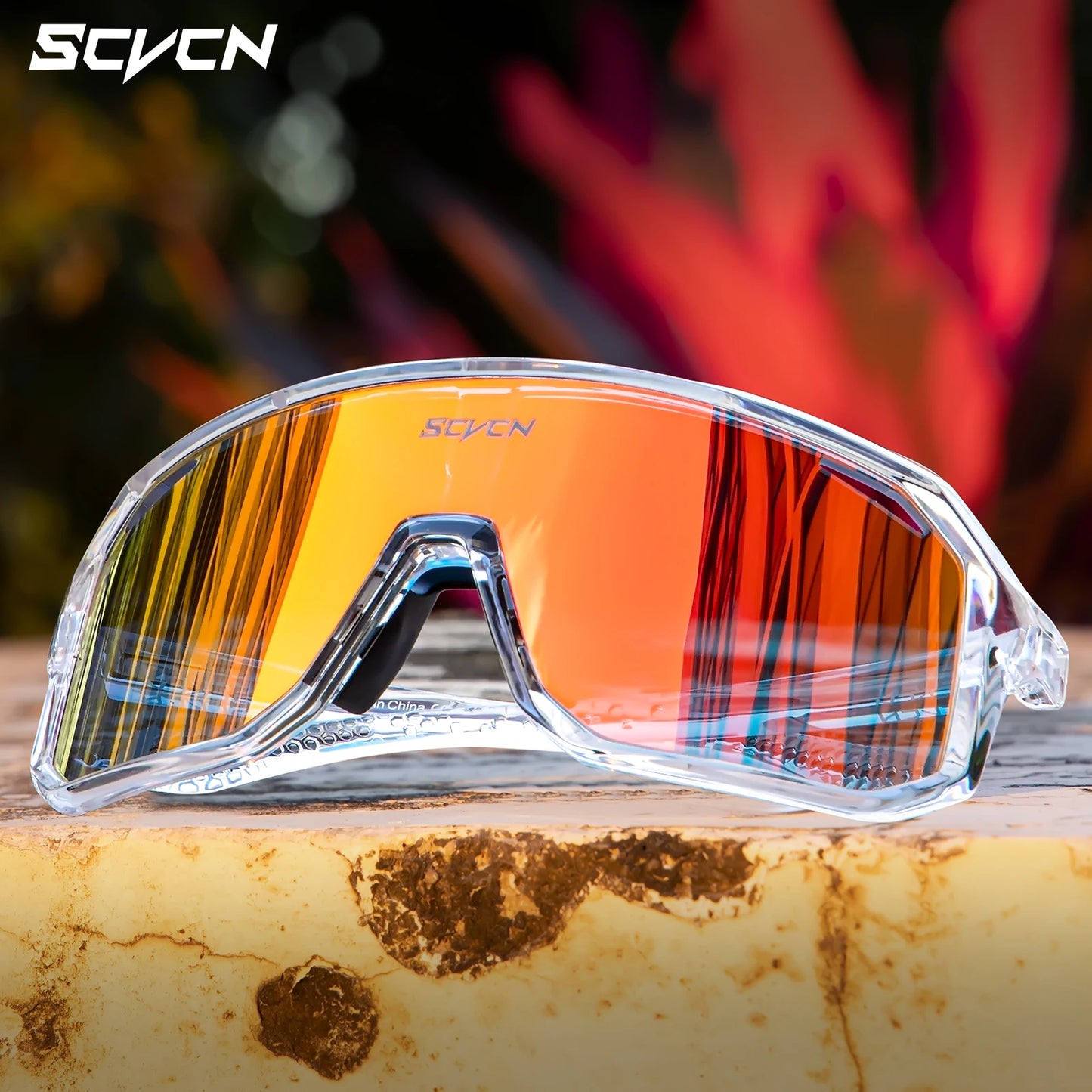 SCVCN Lunettes de soleil de cyclisme pour VTT, pour l'extérieur, UV400, pour femmes, sport, course à pied, hommes, vélo de route