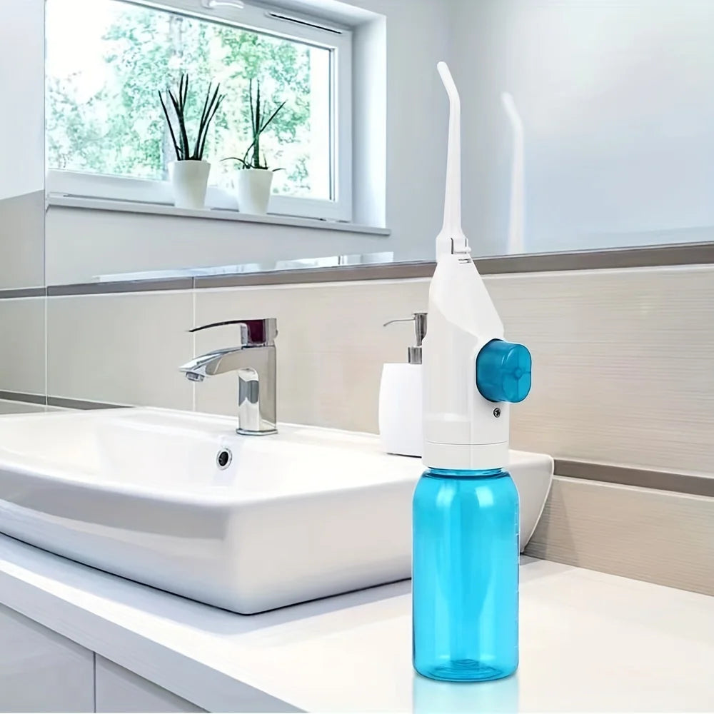 Hydropulseur buccal haute pression portable pour usage domestique, nettoyage des dents à l'eau, fil dentaire manuel, cure-dents