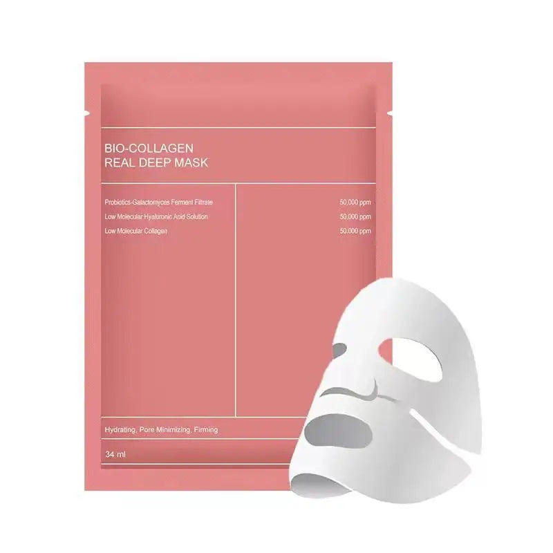 Masque facial au collagène bio, rétrécit les pores, hydrate en profondeur, masque de nuit, hydratant, rafraîchissant, éclaircissant, soin coréen pour la peau