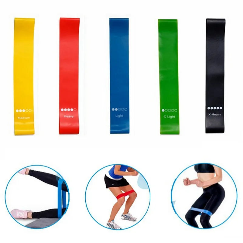 Bandes de résistance en TPE, ensemble de fitness, bandes en caoutchouc, entraînement de force, extenseur, équipement de gymnastique, yoga, boucle en caoutchouc élastique