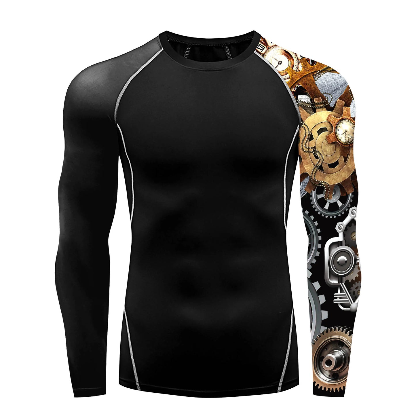 Combinaison de surf à manches longues et séchage rapide pour homme, t-shirt de sport, de fitness, maillot de bain d'été, haut de natation, vêtements pour hommes