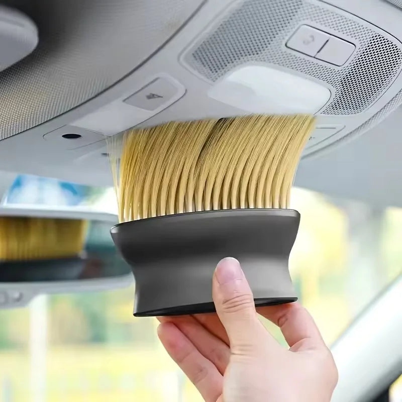 Brosse de modèle général de voiture, tableau de bord, sortie de sortie, carrosserie, décoration intérieure, brosse à poussière, brosse à cheveux propre, quatre saisons