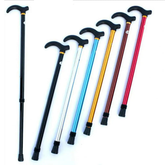 Bâton de marche 2 sections longueur béquille antidérapante canne de randonnée bâton de trekking en alliage d'aluminium canne de randonnée robuste bâton de trekking