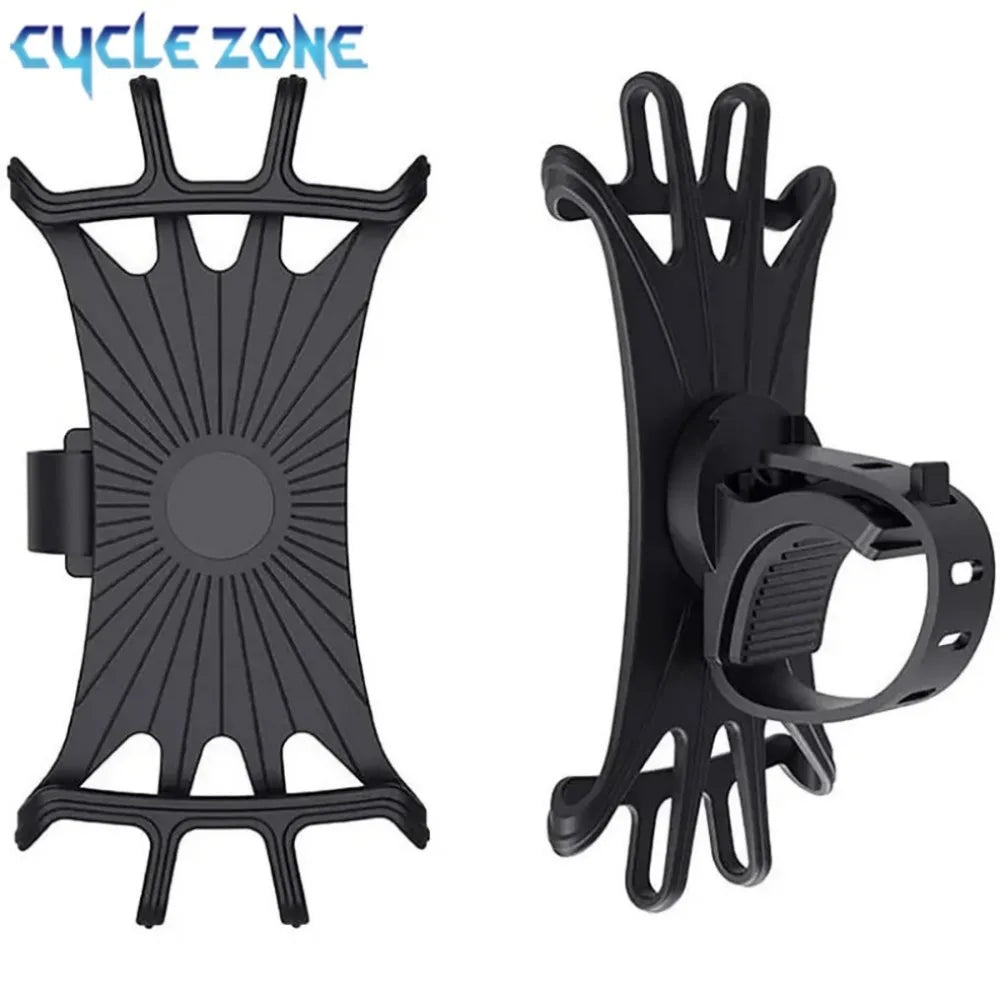 Support de téléphone rotatif à 360° pour vélo et moto, en silicone, compatible avec iPhone 11, Xiaomi 10, Huawei P40