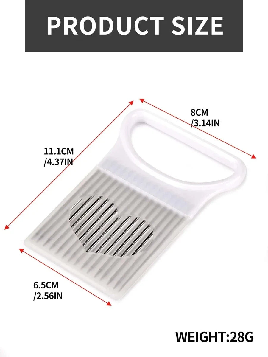 Tranchez les oignons sans effort avec ce coupe-oignon coloré en acier inoxydable pour pommes de terre et oignons