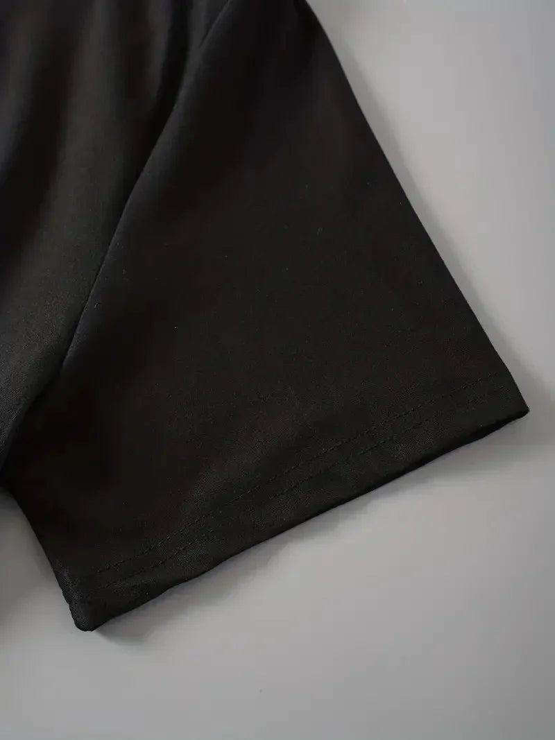 T-shirt graphique « Jésus est la foi » pour femme, vêtement à manches courtes, décontracté, estival et tendance, style streetwear