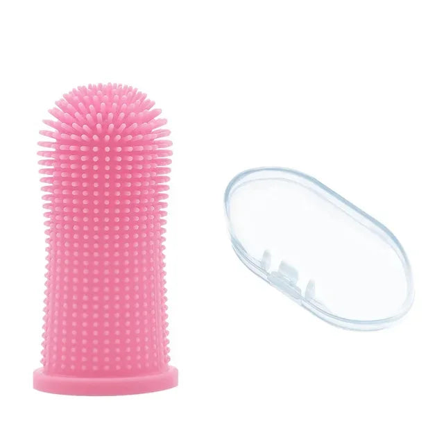 Brosse à dents pour chien ultra douce, nettoyage des dents et haleine fraîche, en silicone non toxique. Brosse à dents pour chat et chien. Produits pour animaux de compagnie.