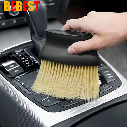 Brosse de modèle général de voiture, tableau de bord, sortie de sortie, carrosserie, décoration intérieure, brosse à poussière, brosse à cheveux propre, quatre saisons