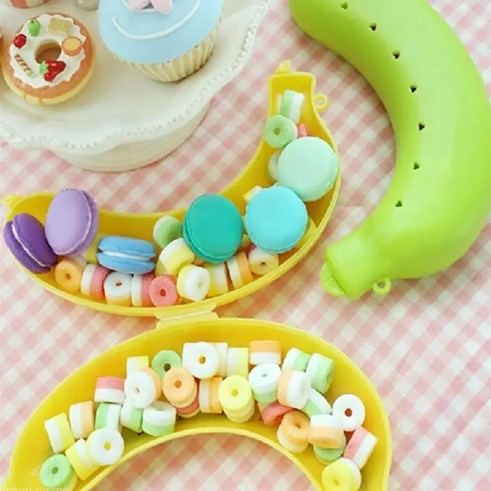 Boîte de rangement flexible en plastique pour fruits et légumes, idéale pour conserver la fraîcheur des bananes, idéale pour pique-niquer, conserver les fruits et légumes, idéale pour la cuisine