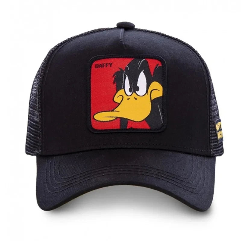 Casquette de baseball unisexe avec dessin animé, haute qualité, pour homme, camionneur