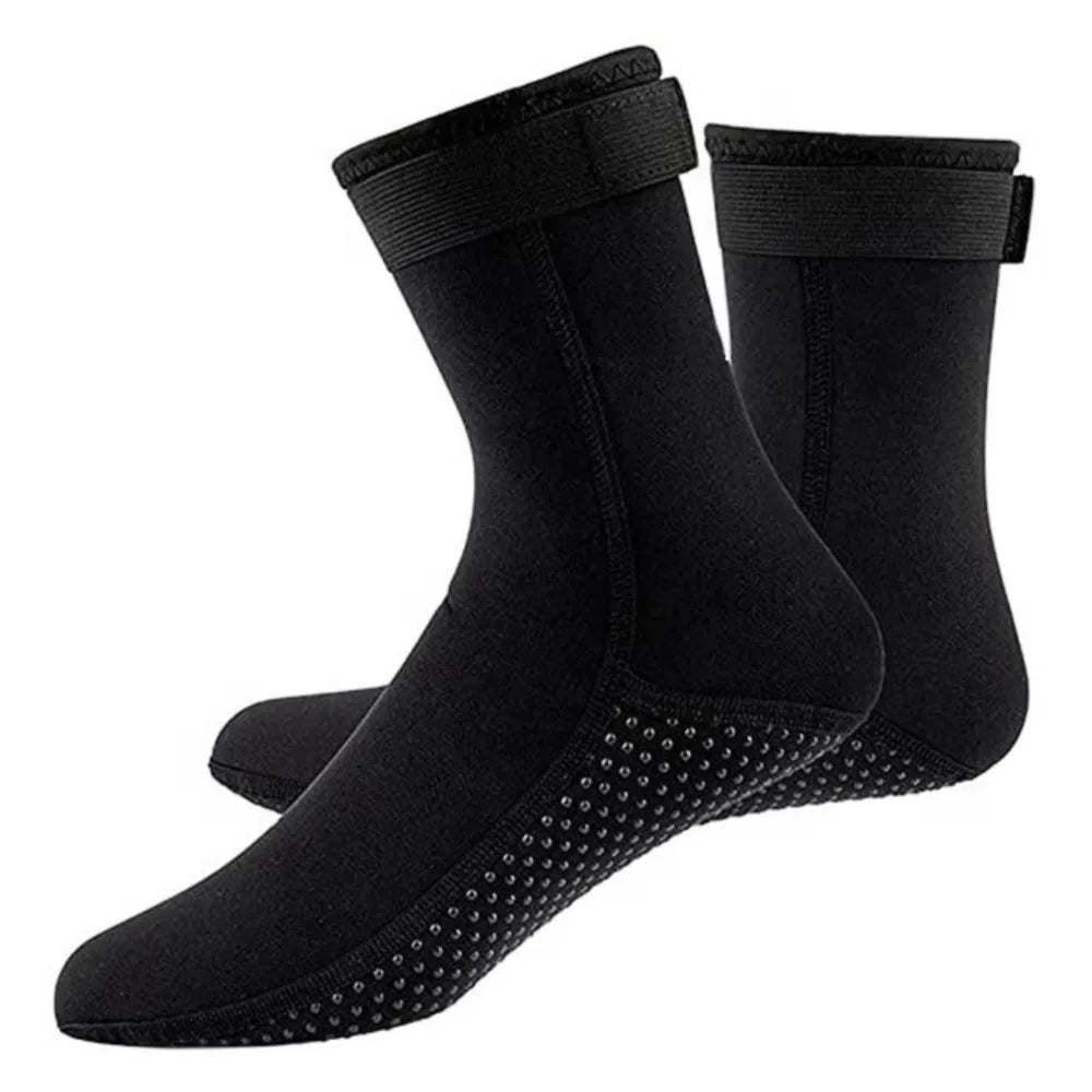 Chaussettes de plongée en néoprène 5 mm, combinaisons de plongée, chaussures de surf, bottes de natation thermiques antidérapantes à séchage rapide, chaussures aquatiques, chaussettes de plage chaudes pour hommes et fe