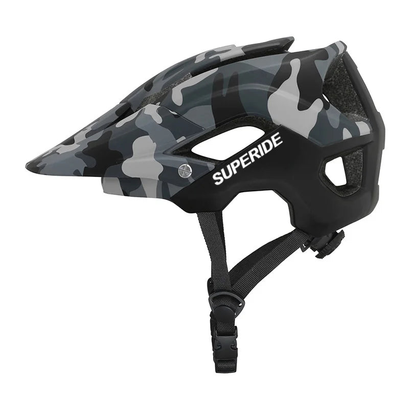 Casque de vélo VTT SUPERIDE moulé DH, casque de sport anti-impact pour vélo de route, de montagne, pour hommes et femmes