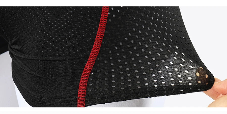 Nouveaux shorts de cyclisme pour hommes, sous-vêtements de cyclisme en maille respirante, sous-vêtements d'équitation avec coussin en gel, shorts de vélo antichoc, sous-vêtements de vélo
