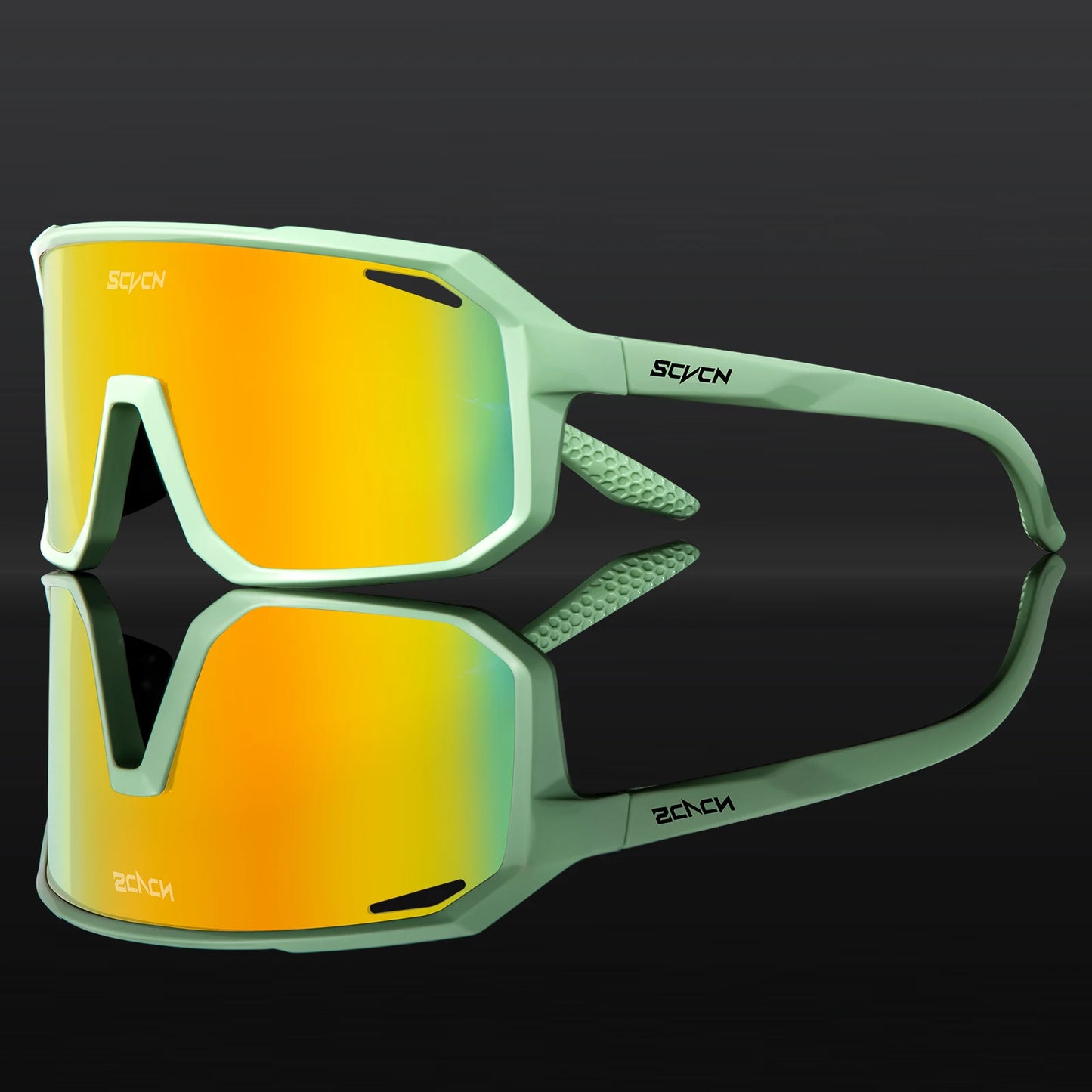 SCVCN Lunettes de soleil de cyclisme pour VTT, pour l'extérieur, UV400, pour femmes, sport, course à pied, hommes, vélo de route