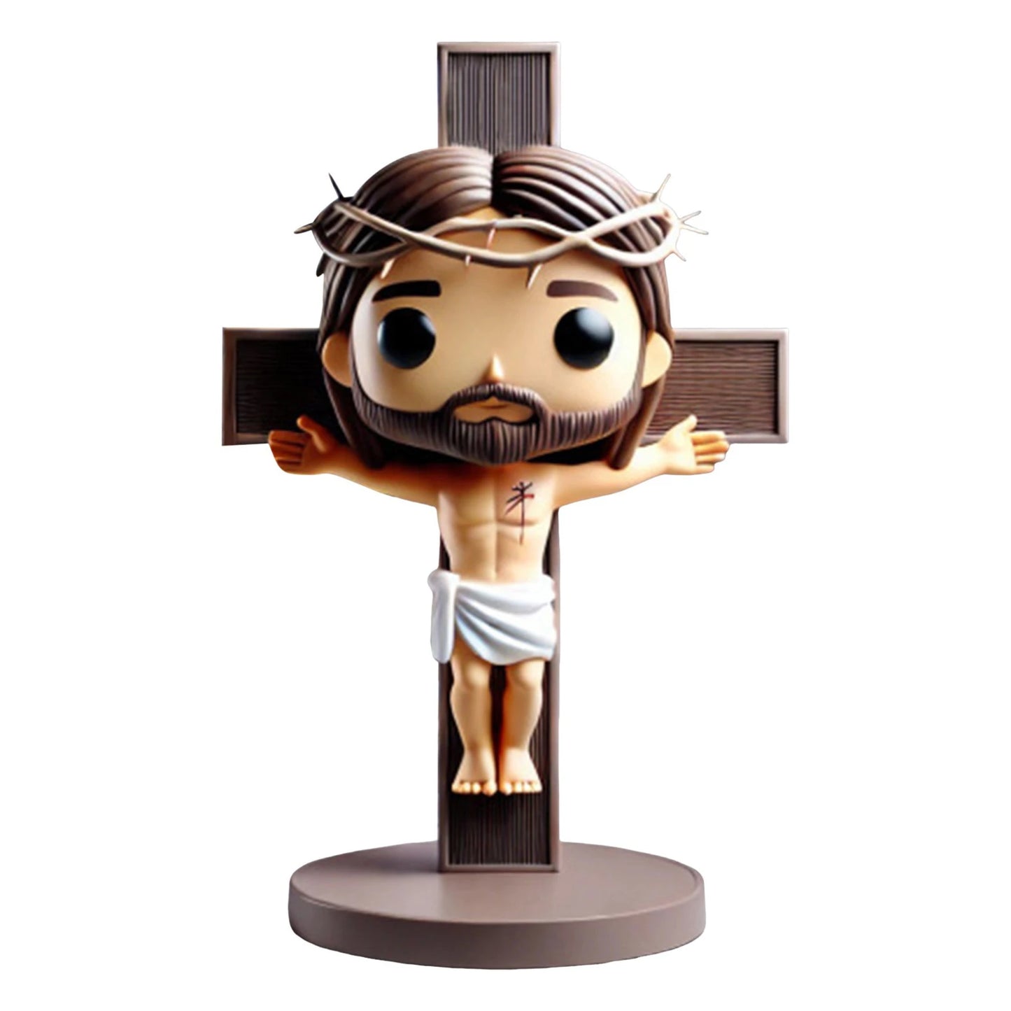 Décoration de Pâques, adorable poupée, statue de Jésus, décoration faite main en résine créative, décoration de chambre, cadeau pour les amateurs d'artisanat