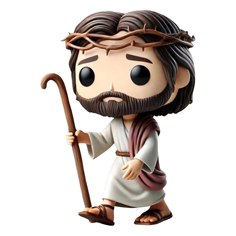 Décoration de Pâques, adorable poupée, statue de Jésus, décoration faite main en résine créative, décoration de chambre, cadeau pour les amateurs d'artisanat