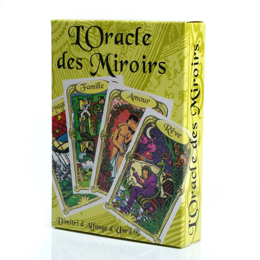 Cartes de Tarot anglais Oracle des Miroirs Un Outil Précieux pour la Divination et la Guidance Spirituelle Jeu de Fête en Famille