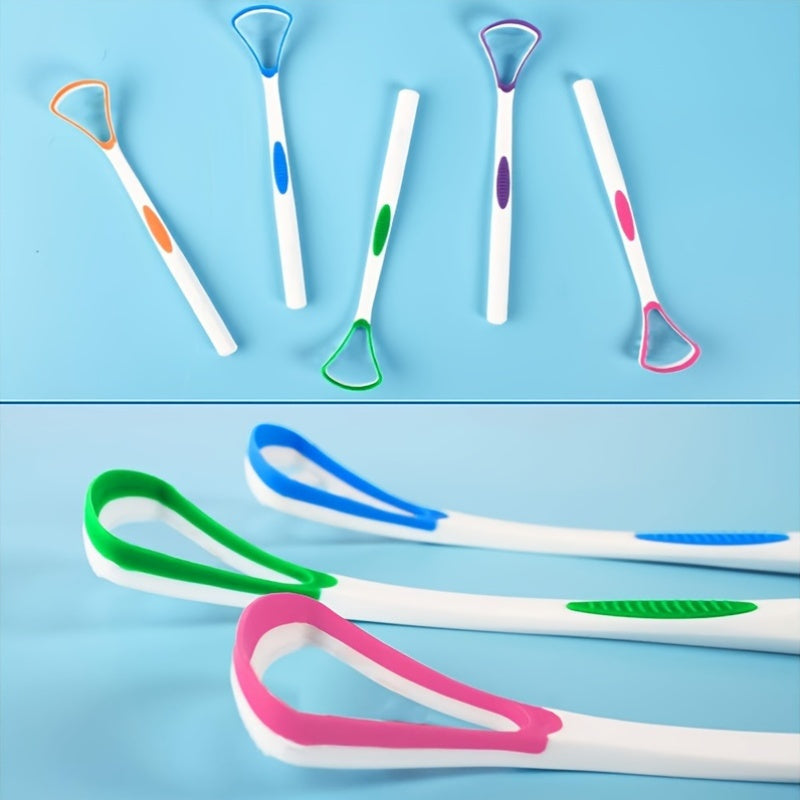 Grattoirs à langue pour adultes, fournis avec un étui de voyage pratique, assurent une bonne hygiène buccale et sont simples d'utilisation, contribuant ainsi à lutter contre la mauvaise haleine.